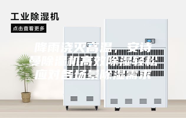 降雨澆滅高溫，安詩曼除濕機(jī)高效除濕輕松應(yīng)對(duì)各場景除濕需求
